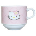 ハローキティ マグカップ キルトデザイン スタックマグ ピンク サンリオ 金正陶器 陶器 プレゼント キャラクター グッズ シネマコレクション