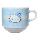 ハローキティ マグカップ キルトデザイン スタックマグ ブルー サンリオ 金正陶器 陶器 プレゼント キャラクター グッズ シネマコレクション
