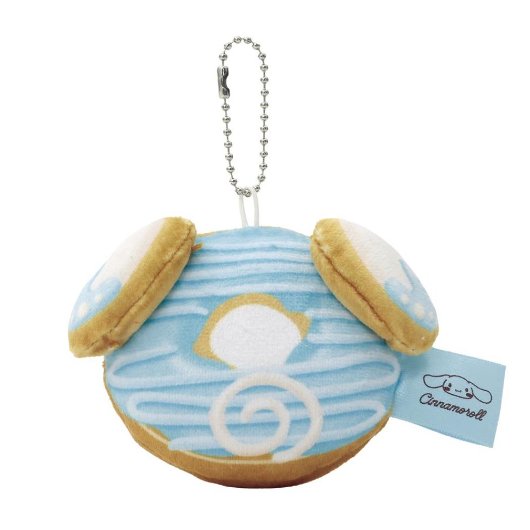シナモロール 鏡キーホルダー ぬいぐるみミラー ドーナツ サンリオ エムプラン バッグチャーム キャラクター グッズ メール便可 シネマコレクション