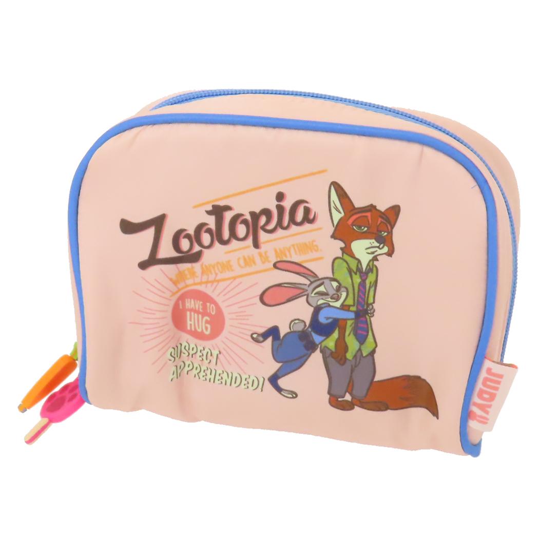 ズートピア ミニポーチ スクエアポーチ ジュディ＆ニック ディズニー スモールプラネット 小物入れ キャラクター グッズ シネマコレクションのサムネイル