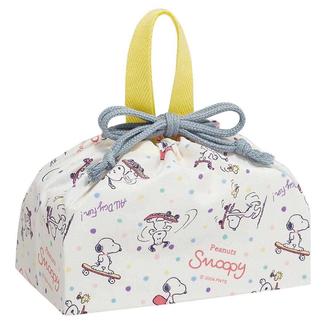 【12月は毎日ポイント10倍！】スヌーピー お弁当巾着 ランチ巾着 スケートボード ピーナッツ スケータ..