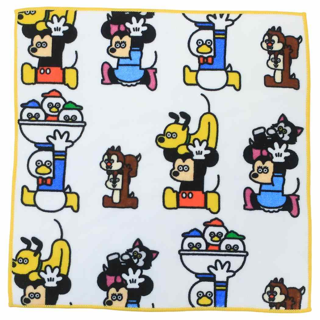 楽天キャラクターのシネマコレクションDISNEYx松本セイジ ハンドタオル ミニタオル 総柄 ディズニー マリモクラフト 汗拭きタオル ハンカチタオル キャラクター グッズ メール便可 シネマコレクション