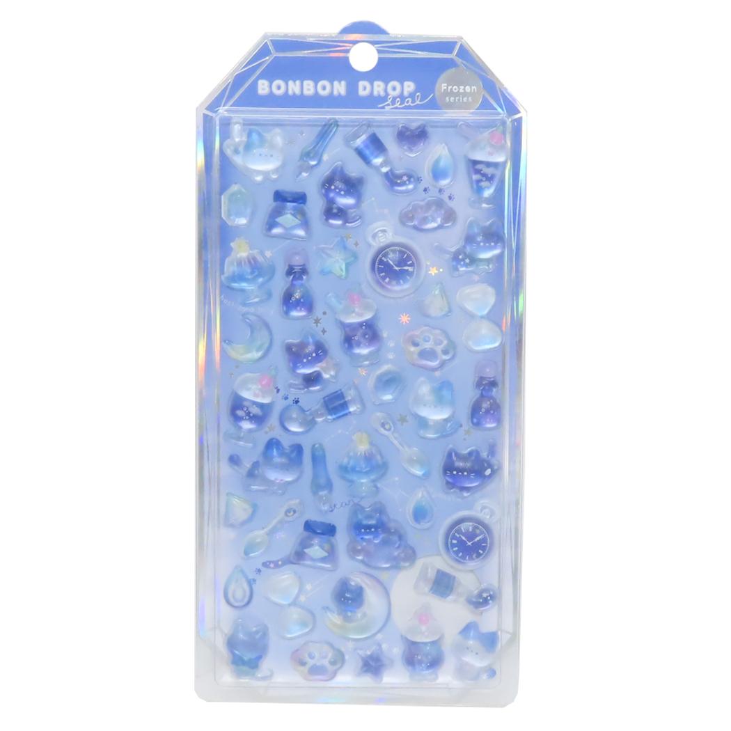 シールシート ボンボンドロップシール フローズン フローズン よるねこボンボン クーリア デコレーション デコシール グッズ メール便可 シネマコレクションのサムネイル