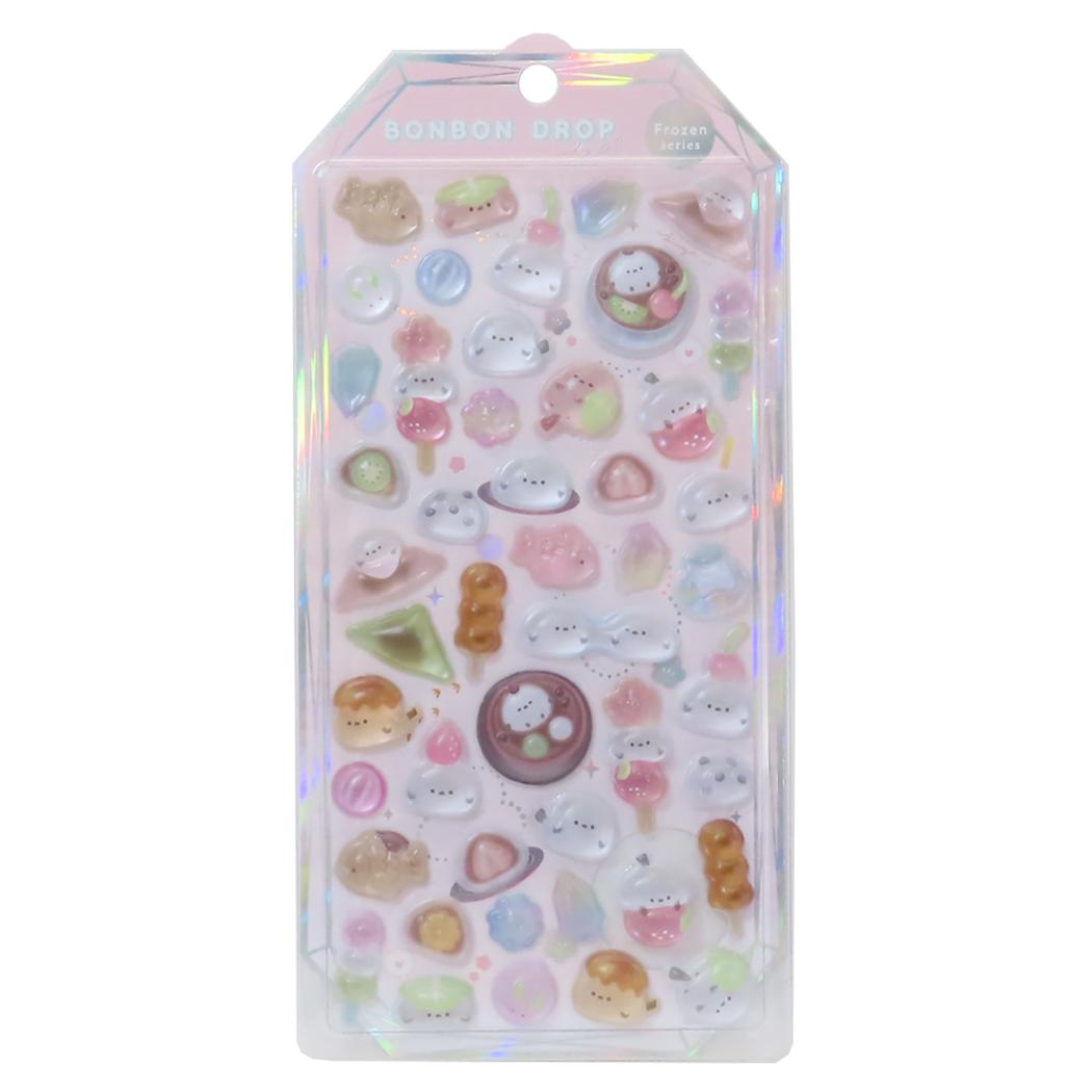 【お一人様5つまで】シールシート ボンボンドロップシール フローズン フローズン もちもちボンボン クーリア デコレーション デコシール グッズ メール便可 シネマコレクションのサムネイル