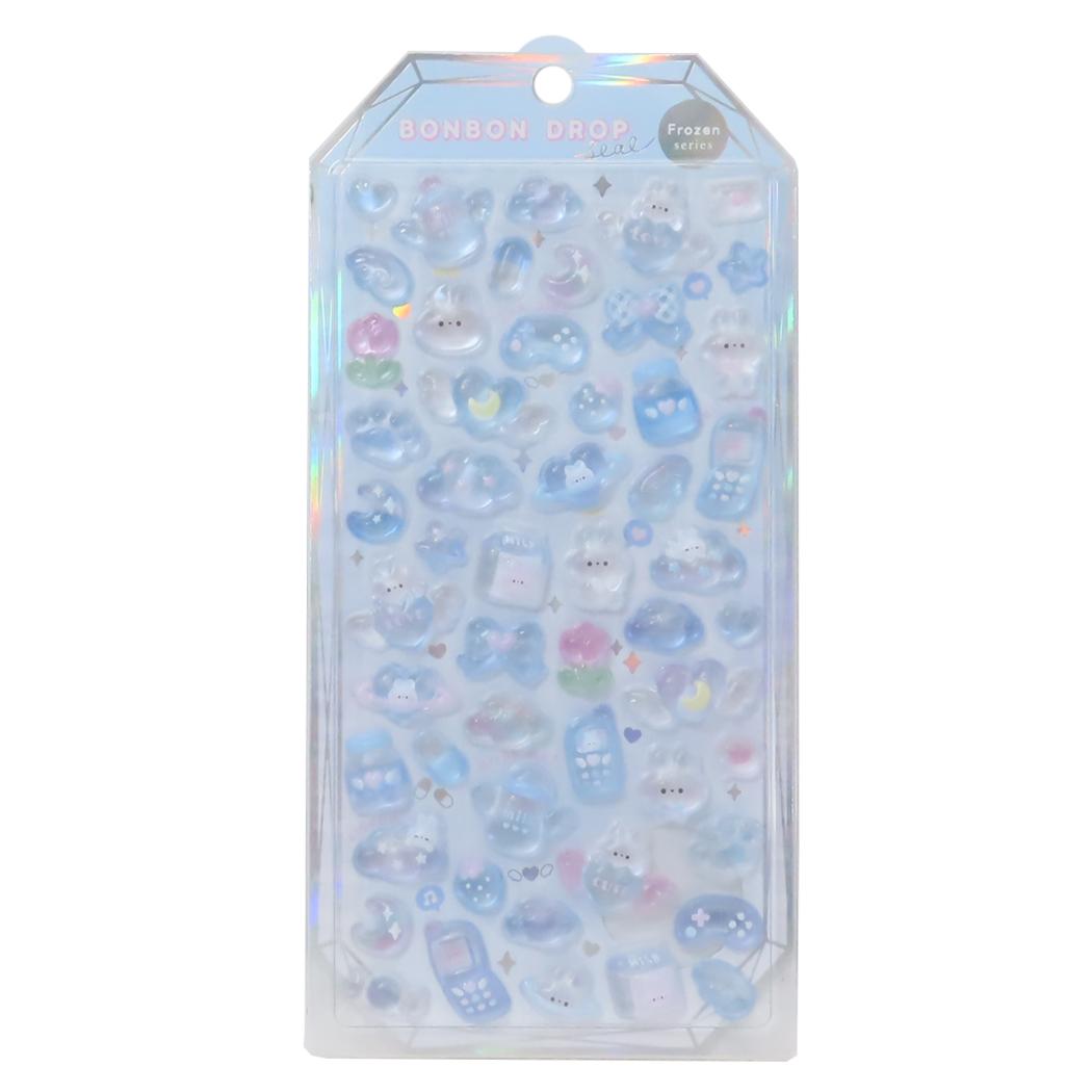 シールシート ボンボンドロップシール フローズン フローズン みずいろボンボン クーリア デコレーション デコシール グッズ メール便可 シネマコレクションのサムネイル