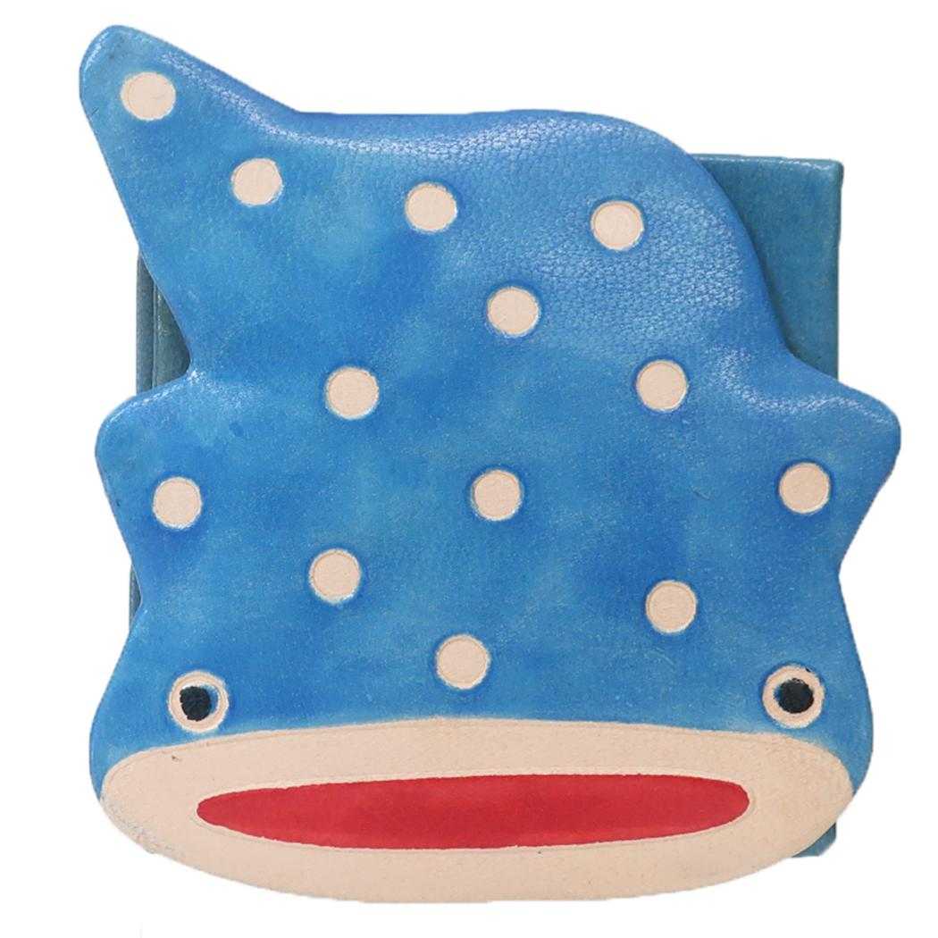 小銭入れ ヤンピーコインパース ジンベイザメ トモコーポレーション コインパース 山羊革 グッズ メー..