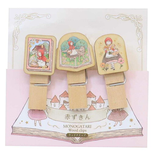 MONOGATARI クリップ 木製クリップ 赤ずきん カミオジャパン ウッドクリップ かわいい グッズ メール便可 シネマコレクション MONOGATARI クリップ 木製クリップ 赤ずきん カミオジャパン ウッドクリップ かわいい グッズ メール便可 シネマコレクション