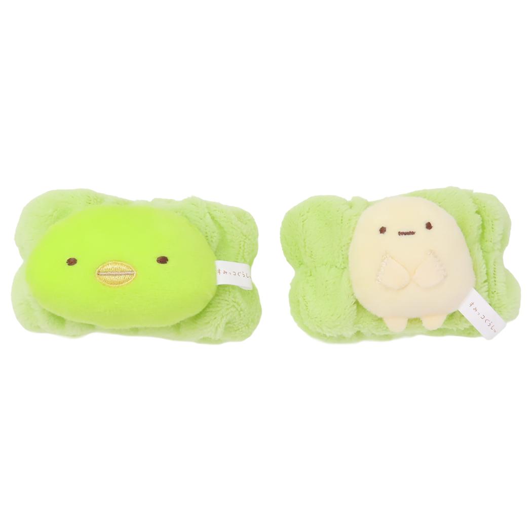 すみっコぐらし 生活雑貨 ウォッシュバンド ぺんぎん? サンエックス 丸眞 吸水リストバンド 洗顔 袖濡れ防止 マイクロファイバー キャラクター グッズ シネマコレクション