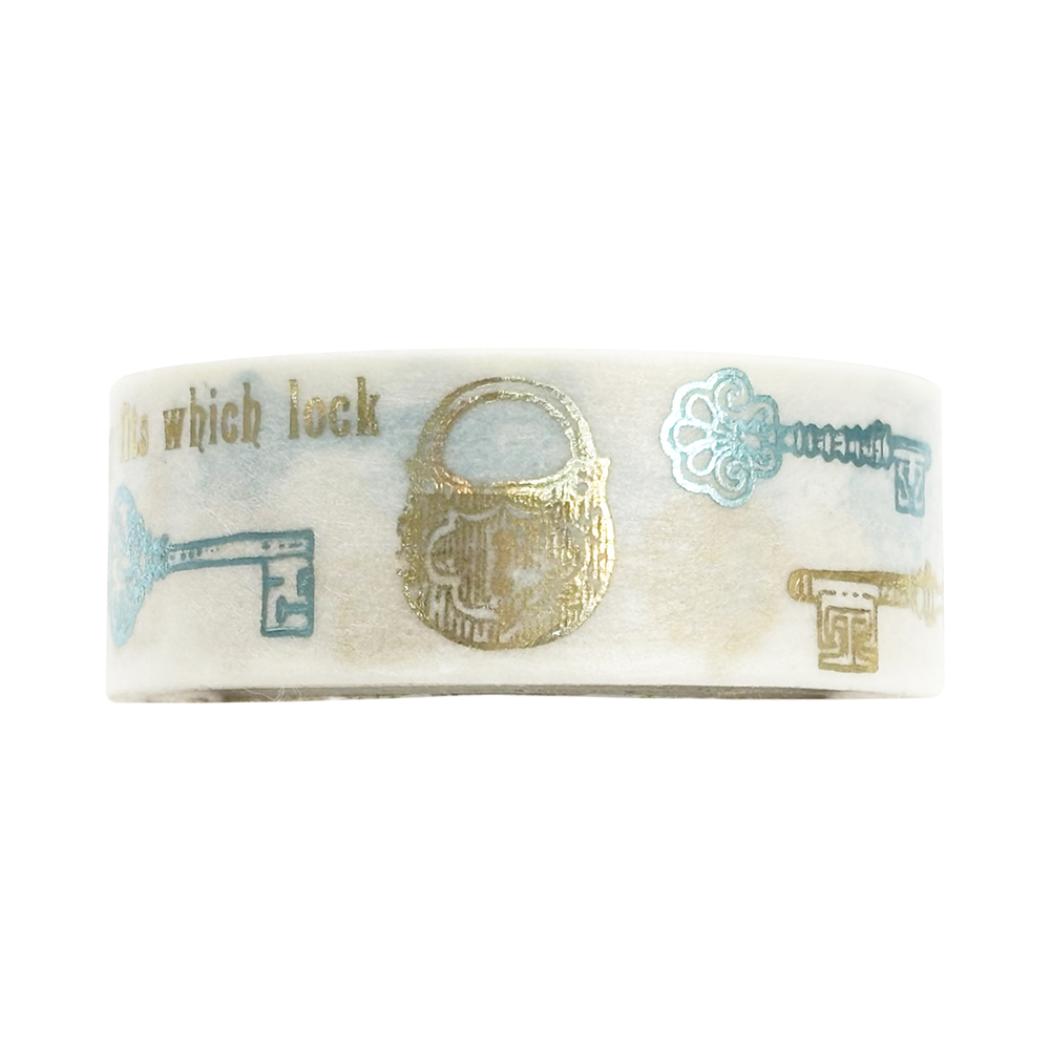 【12月は毎日ポイント10倍!】Shinzi Katoh シンジ カトウ マステ きらぴかマスキングテープ 15mm幅 星アカリ Antique key シール...