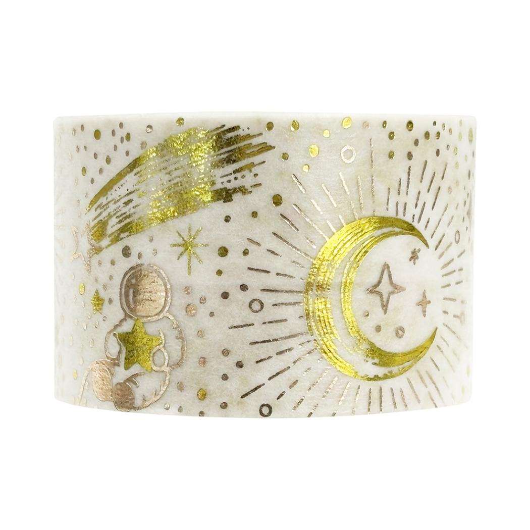 【12月は毎日ポイント10倍!】Shinzi Katoh シンジ カトウ マステ きらぴかマスキングテープ 27mm幅 星アカリ 銀河 シール堂印刷 デコレーシ...