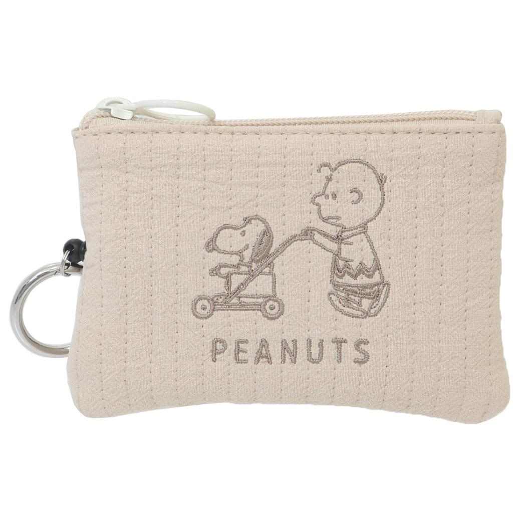 【12月は毎日ポイント10倍！】スヌーピー 定期入れ パスポーチ BE カート ピーナッツ マリモクラフト ..