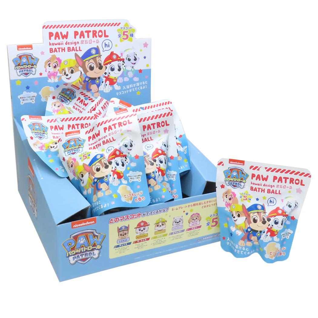 パウパトロール 入浴剤 バスボール 全5種 24個入セット ノルコーポレーション 子供とお風呂 おもしろ雑..