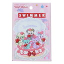 スイマー ダイカットシール ビニールステッカー ケーキ SWIMMER ゼネラルステッカー デコステッカー 耐水耐光 キャラクター グッズ メール便可 シネマコレクション(3)