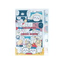 ちいかわ ポケットファイル ダイカットクリアファイル5P お宝 COMIC SCENE サンスター文具 新学期準備文具 小学生 中学生 キャラクター グッズ メール便可 シネマコレクション