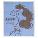 スヌーピー ふきん かや生地ふきん LUCY BL ピーナッツ 大西賢製販 キッチン用品 布巾 キャラクター グッズ メール便可 シネマコレクション