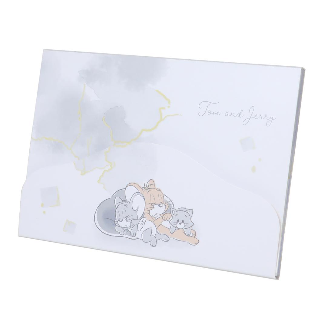【12月は毎日ポイント10倍!】トムとジェリー メモ帳 ダイカットカバーメモ grayish tone ワーナーブラザース カミオジャパン 新学期準備文具 キャ...