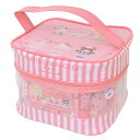 サンリオキャラクターズ キッズコスメ ビニールバニティメイクアップバッグ P サンリオ レイス 女の子 化粧 コスメ雑貨 キャラクター グッズ シネマコレクショ...