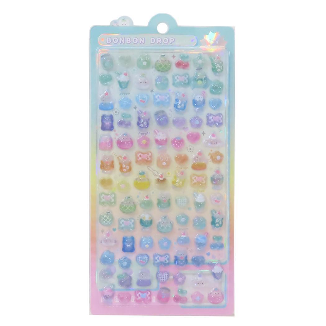 【お一人様5つまで】シールシート ボンボンドロップシール ミニ めろめろボンボン クーリア デコシール 手帳 お手紙 かわいい グッズ メール便可 シネマコレクションのサムネイル