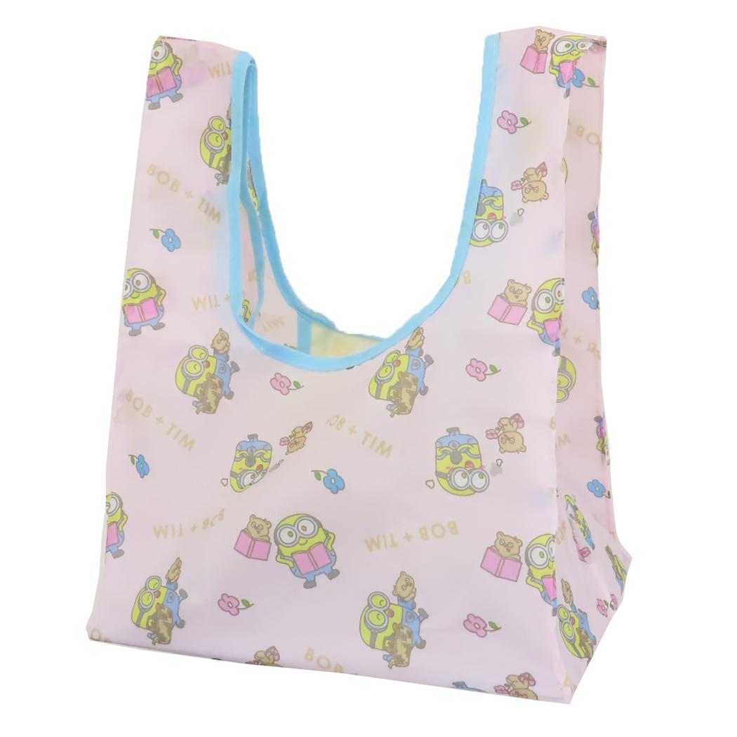 ミニオンズ ショッピングバッグ ポケット付きプチエコバッグ ピンク ユニバーサル映画 ケイカンパニー お買い物かばん ミニサイズ キャラクター グッズ メール便可 シネマコレクションのサムネイル