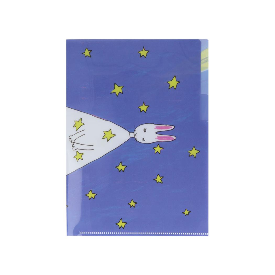 わたしのワンピース ポケットファイル クリアファイルA5 3P 星 サンスター文具 にしまき かやこ 新学期準備文具 グッズ メール便可 シネマコレクション