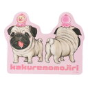 こびとづかん ダイカットシール キャラクターステッカー カクレモモジリ&ガルシア 後ろ姿 スモールプラネット ダイカットビニールステッカー デコシール 耐水性 キャラクター グッズ メール便可 シネマコレクション