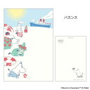 ムーミン POSTCARD 季節のムーミンはがき 1枚入り 夏 バカンス 北欧 フタバ ポストカード キャラクター グッズ メール便可 シネマコレクション