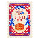 ROKKAKU x オビワン POSTCARD 切手型ポストカード 1枚入り レトロ郵便 フタバ レトロ 箔押し メッセージカード グッズ メール便可 シネマコ...