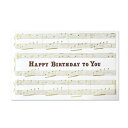 ROKKAKU Birthday Card グリーティングカード バースデーカードセット 1セット入り Birthday song フタバ 箔押し 誕生日 メッ...
