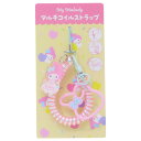 マイメロディ スマホアクセ マルチコイルストラップ サンリオ グルマンディーズ 携帯ストラップ キャラクター グッズ メール便可 シネマコレクション