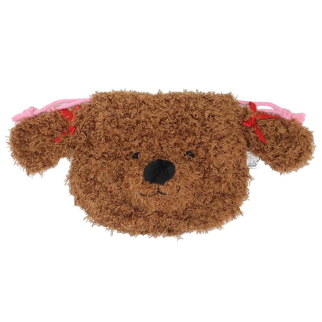 ワンダフルピース きんちゃく ファー生地巾着 もふっとトイプードル いぬ 丸眞 プレゼント 小物入れ グッズ シネマコレクション