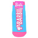 バービー 女性用靴下 レディースソックス ロゴ BL Barbie スモールプラネット キャラックス 大人向け キャラクター グッズ メール便可 シネマコレクシ...