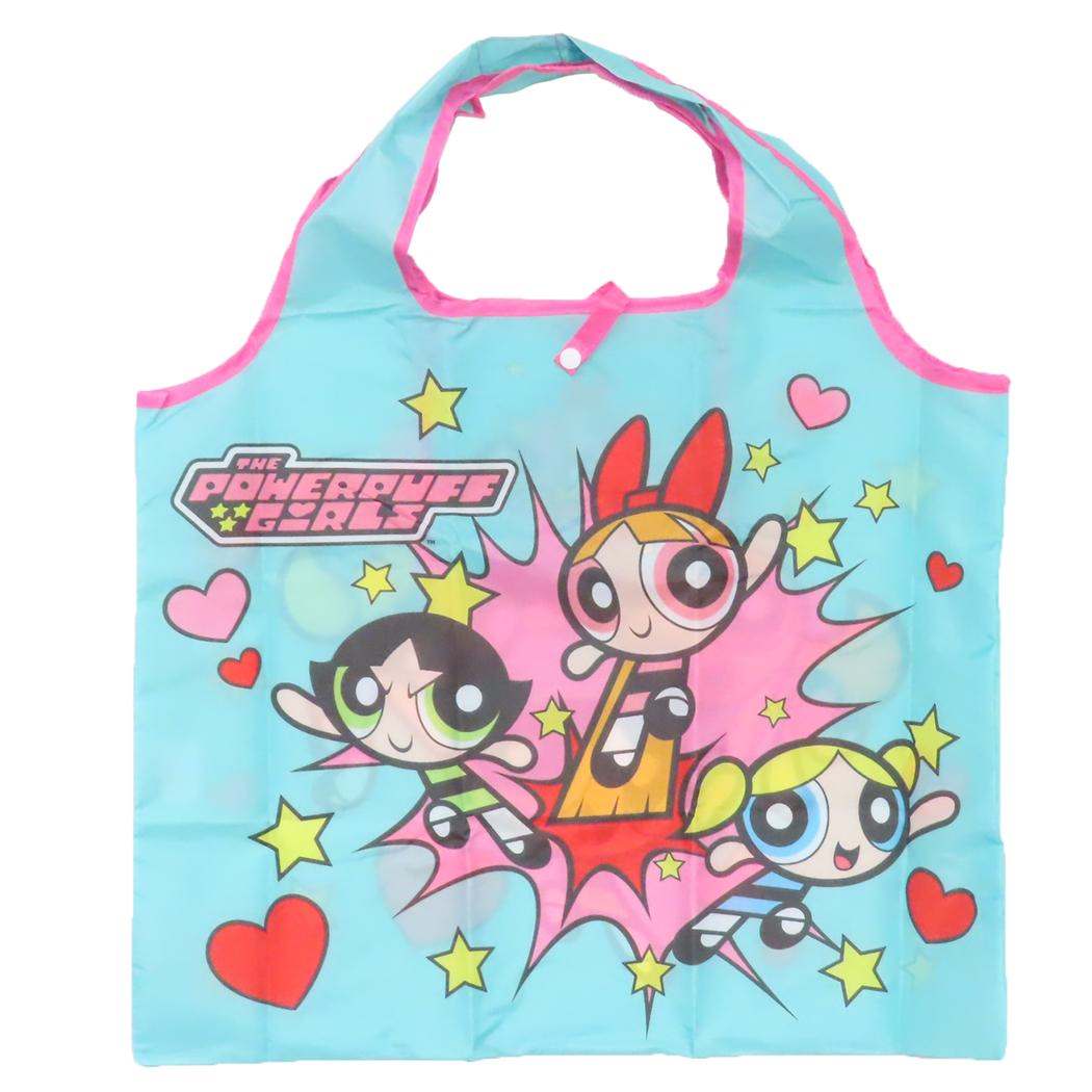 パワーパフガールズ エコバッグ ショッピングバッグA ハート＆スター スモールプラネット お買い物かばん キャラクター グッズ メール便可 シネマコレクションのサムネイル