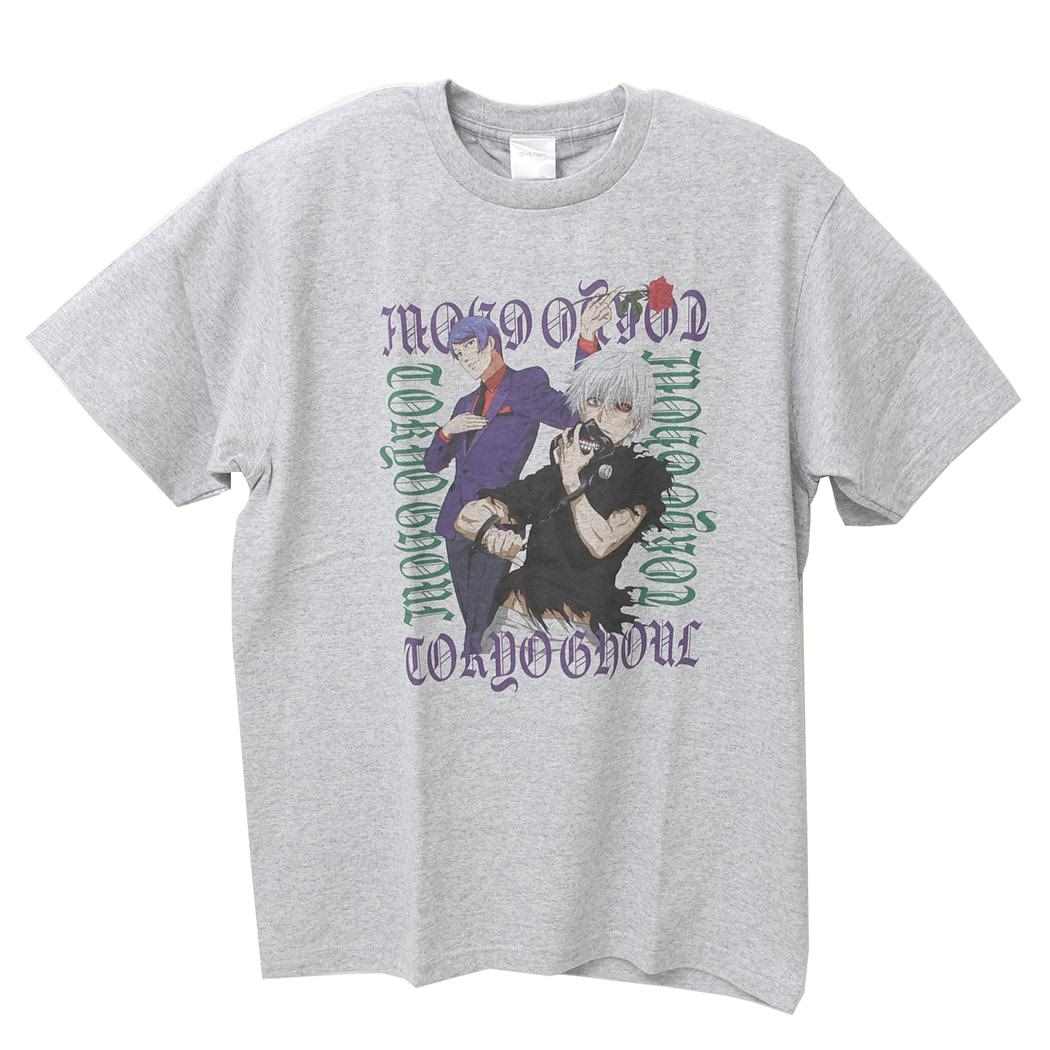 東京喰種 トーキョーグール Tシャツ T-SHIRTS 金木＆月山 スモールプラネット 半袖 アニメキャラクター..