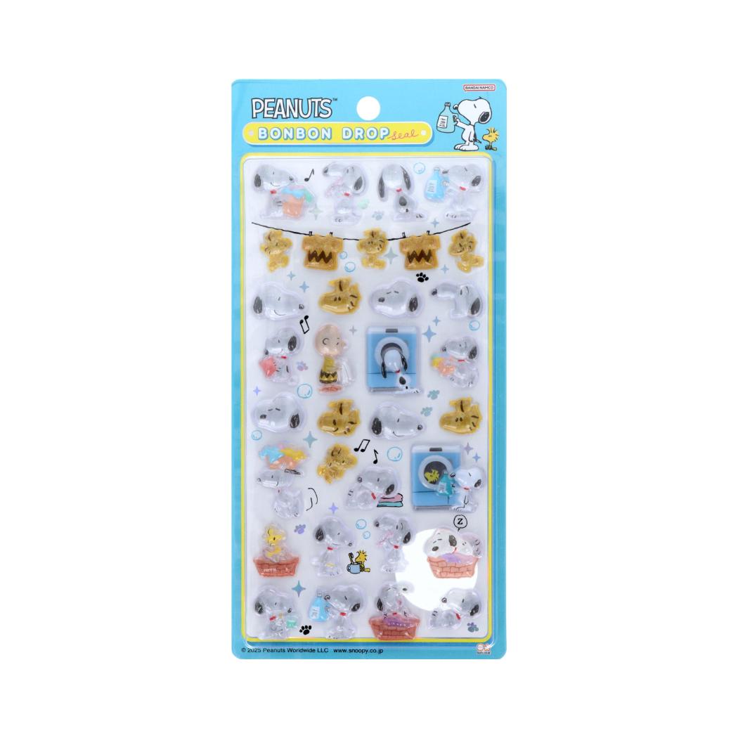 スヌーピー シールシート ボンボンドロップシール ランドリー ピーナッツ サンスター文具 デコシール 手帳 お手紙 キャラクター グッズ メール便可 シネマコレクションのサムネイル