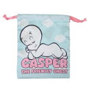 Casper キャスパー 巾着袋 リボン巾着 スリーピング スモールプラネット きんちゃくポーチ 小物入れ キャラクター グッズ メール便可 シネマコレクション