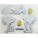 スヌーピー ビッグステッカー カラフルエンブレムステッカー ピーナッツ 三金商事 MEIHO カー用品 キャラクター グッズ メール便可 シネマコレクション