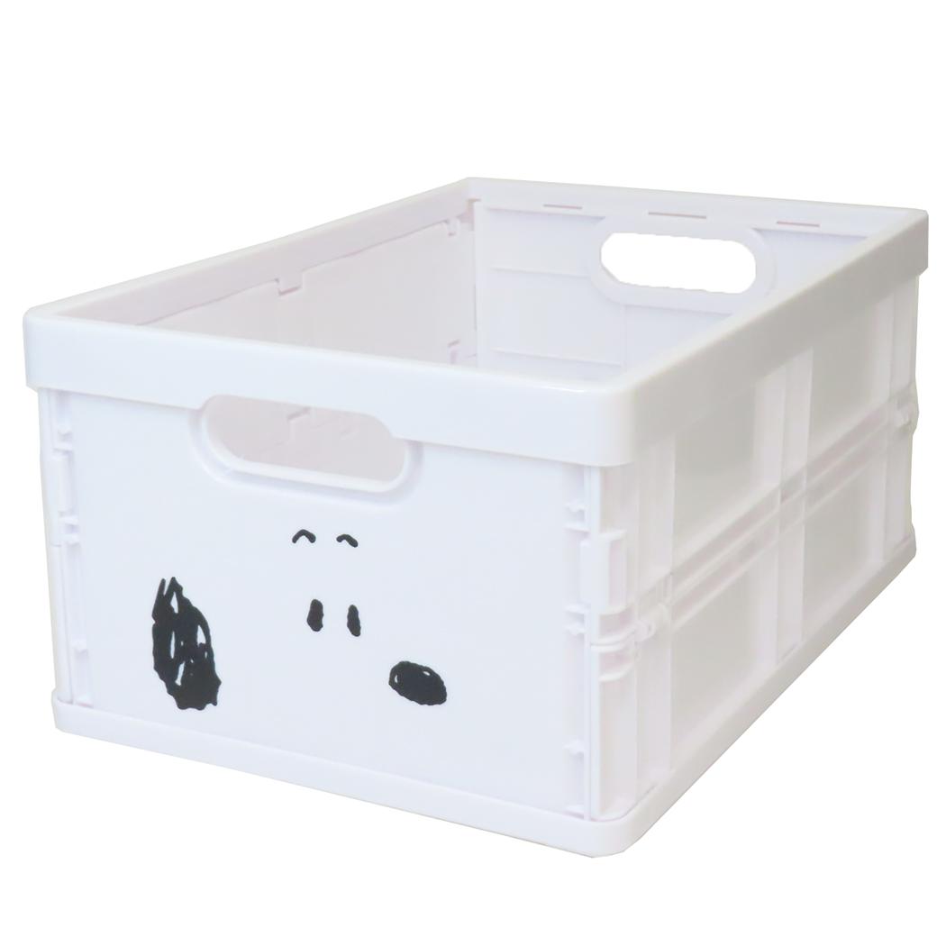 スヌーピー 収納用品 キャラコンテナ おやすみ ピーナッツ ティーズファクトリー 小物入れ 折りたたみ 収納ケース キャラクター グッズ シネマコレクション