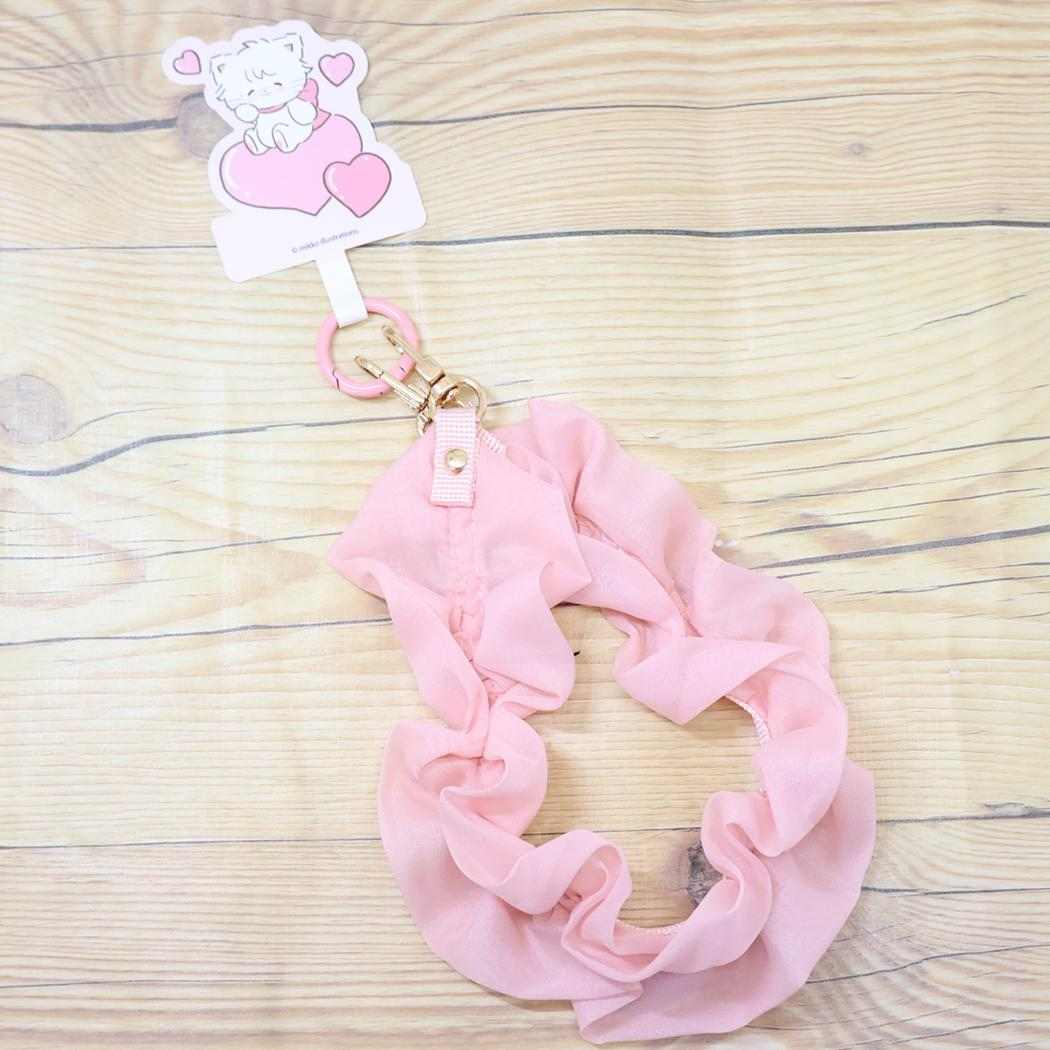 キャラクターのシネマコレクションのmikko illustrations スマホアクセ マルチリングプラス ハンドストラップ ピンク グルマンディーズ 落下防止 スマホホルダー キャラクター グッズ メール便可 シネマコレクション｜アングル2