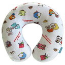 スイマーxサンリオキャラクターズ トラベルまくら ネックピロー ホワイト SWIMMERxSANRIO 三金商事 旅行用品 キャラクター グッズ シネマコレクション