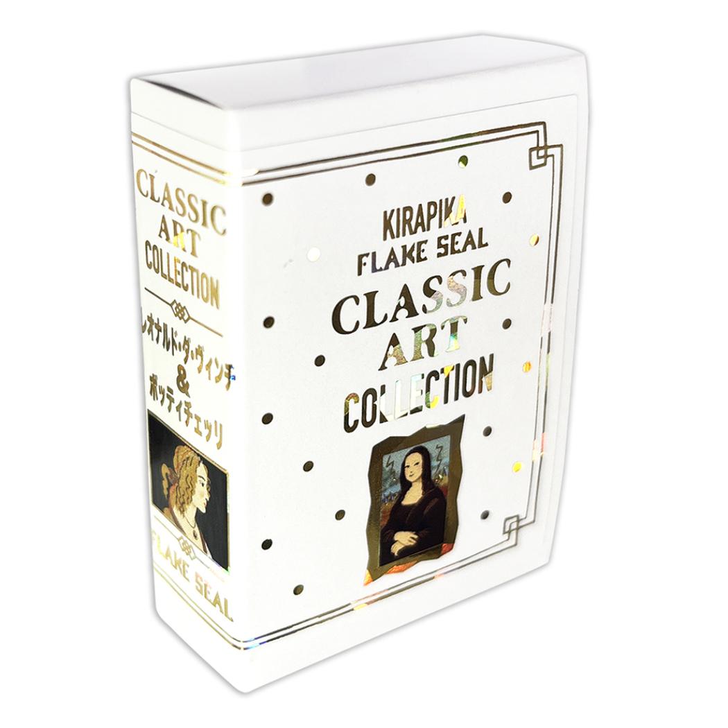 Shinzi Katoh シンジ カトウ フレークシール きらぴかフレークシール レオナルド ダ ヴィンチ ボッティチェッリ シール堂印刷 手帳デコ コラージュ おしゃれ かわいい グッズ メール便可 シネマコレクション