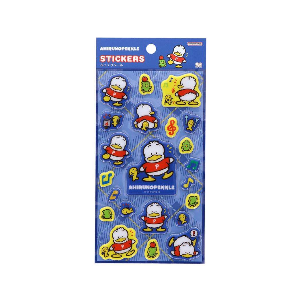 あひるのペックル シールシート ぷっくりシール レトロ SC4 サンリオ サンスター文具 手帳デコ デコシール キャラクター グッズ メール便可 シネマコレクションのサムネイル