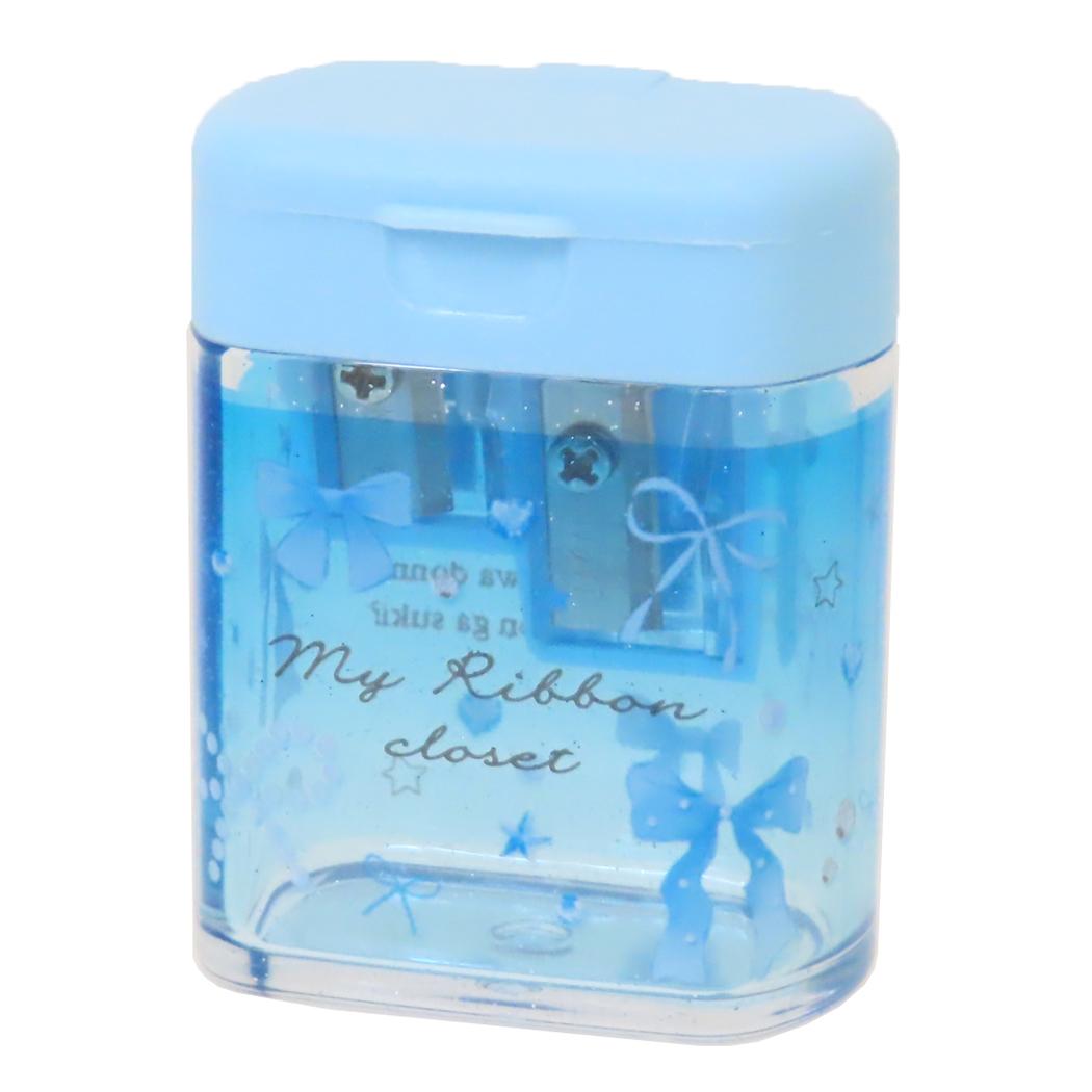 鉛筆削り 2WAYシャープナー マイリボンクローゼット クーリア 新学期準備文具 筆記用具 小学生 かわい..