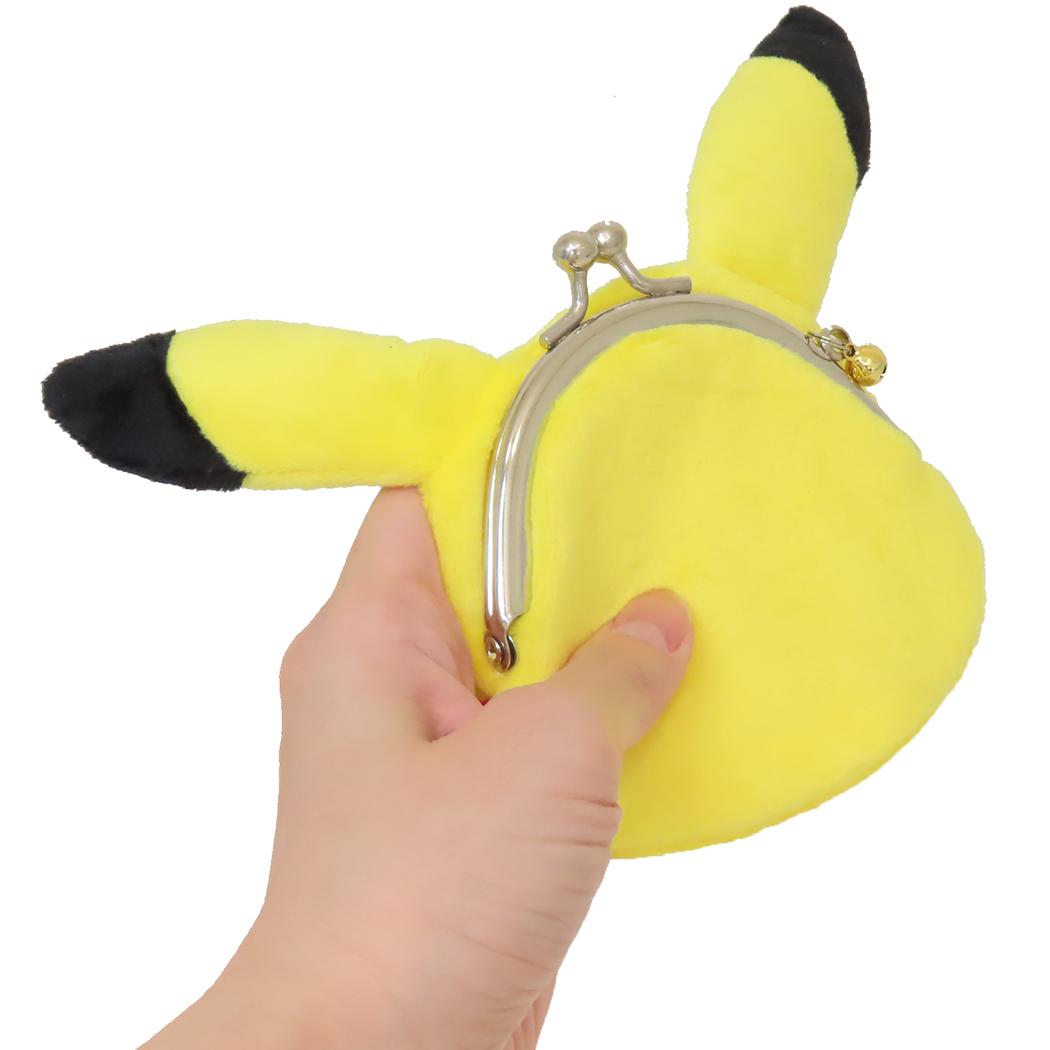 キャラクターのシネマコレクションの【最大1000円OFFクーポン！】ポケットモンスター 小銭入れ ぬいぐるみがま口 ピカチュウ ポケモン コインケース キャラクター グッズ メール便可 シネマコレクション｜アングル2