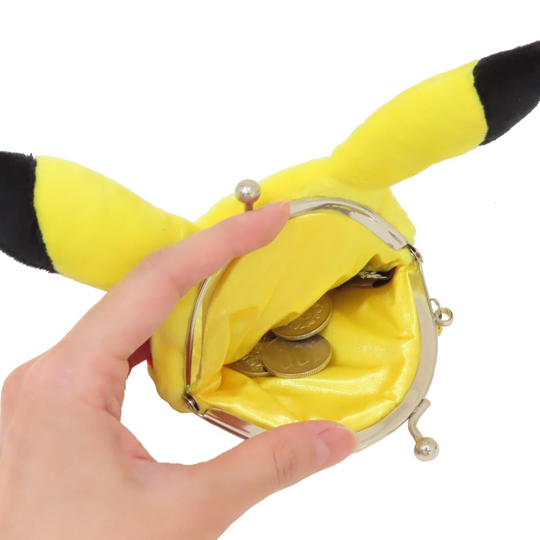 キャラクターのシネマコレクションの【最大1000円OFFクーポン！】ポケットモンスター 小銭入れ ぬいぐるみがま口 ピカチュウ ポケモン コインケース キャラクター グッズ メール便可 シネマコレクション｜アングル3