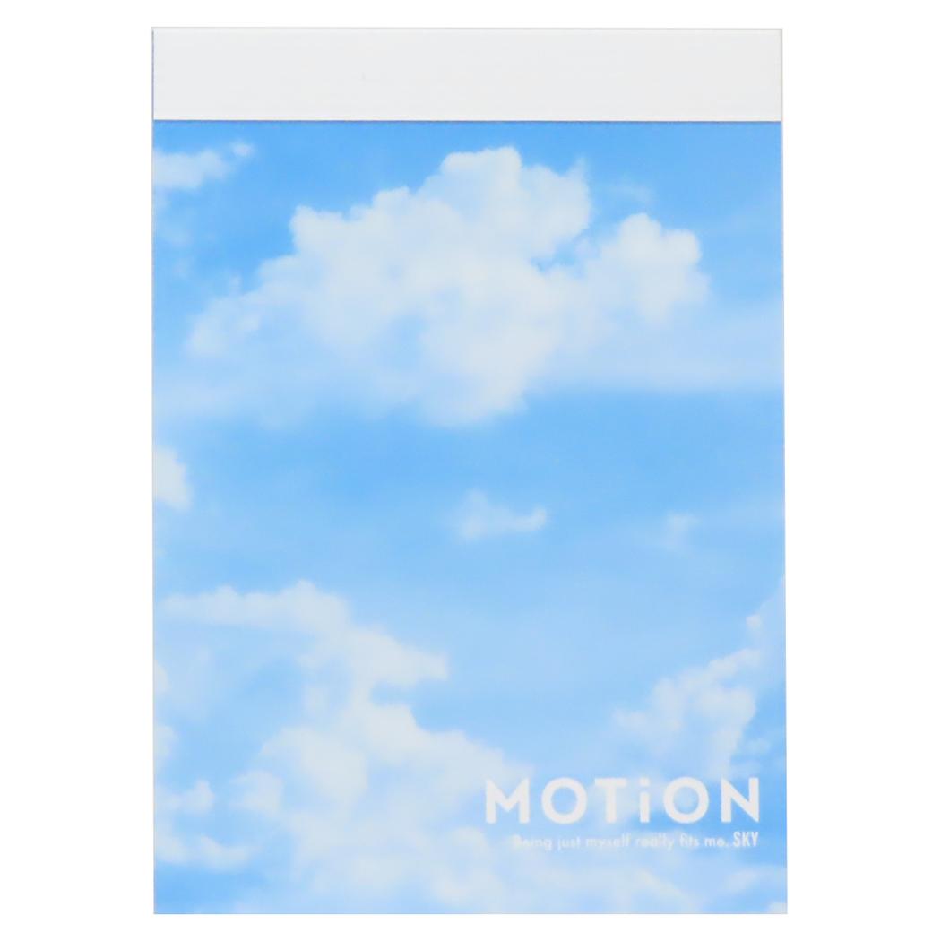 【12月は毎日ポイント10倍!】MOTiON メモ帳 ミニメモ 空 カミオジャパン 新学期準備文具 かわいい グッズ メール便可 シネマコレクション