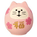 concombre まったり合格祈願 マスコット 桜咲く猫だるま デコレ ギフト雑貨 プレゼント かわいい 学生 中学生 高校生 受験生 グッズ シネマコレクション