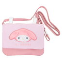 マイメロディ クリップポケット 横長タイプ ショルダーひもつき どこでもポッケ サンリオ カミオジャパン キッズポシェット キャラクター グッズ メール便可 シネマコレクション