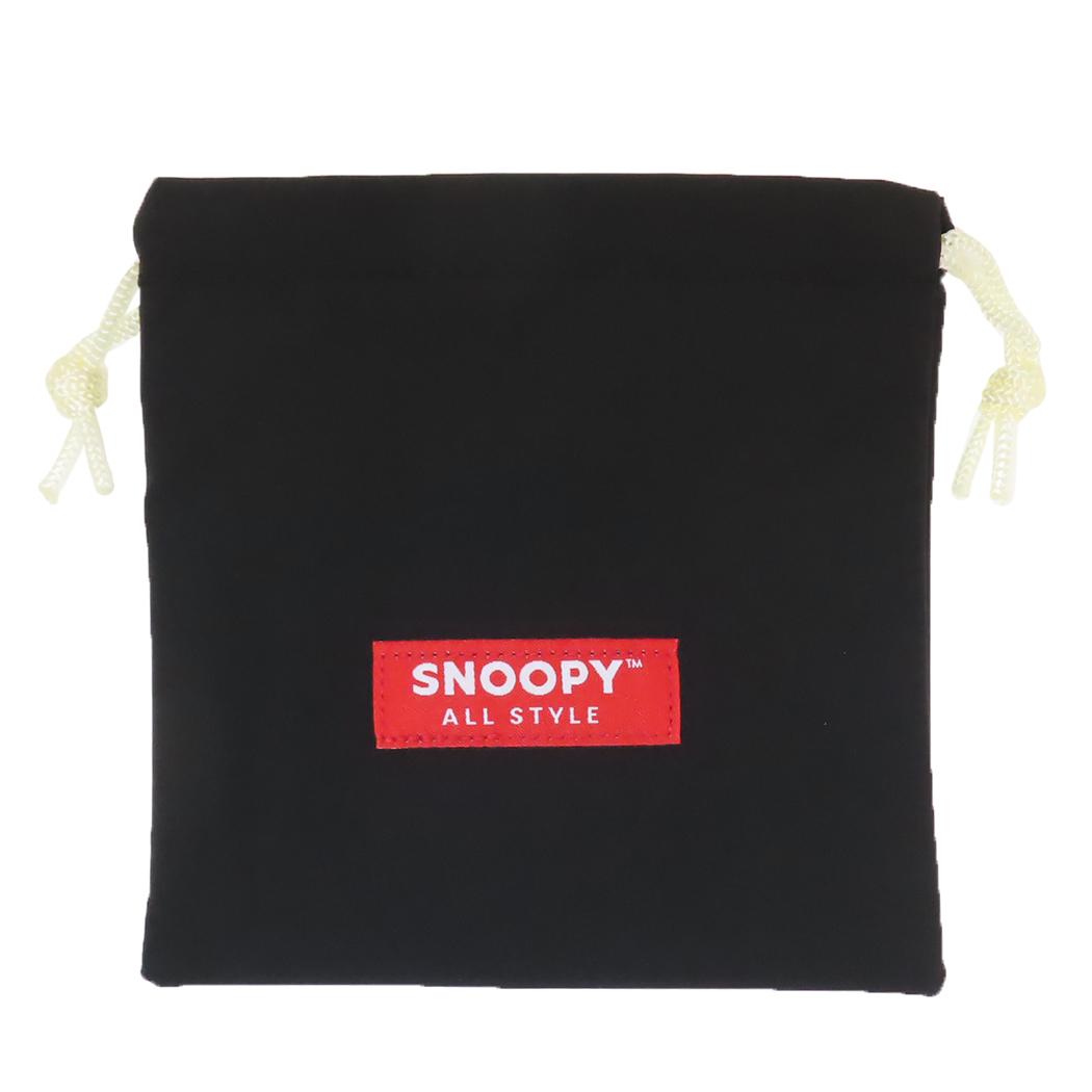 スヌーピー 巾着袋 巾着S BK ブラック ピーナッツ マリモクラフト きんちゃくポーチ 小物入れ キャラク..