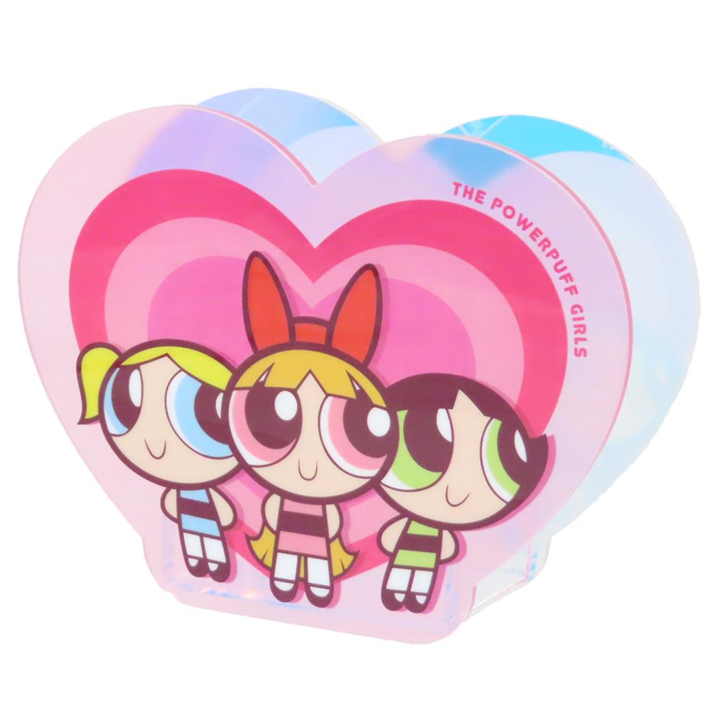 【12月は毎日ポイント10倍!】パワーパフガールズ 卓上収納 アクリルオーガナイザー ハート ティーズファクトリー ペンスタンド ペン立て キャラクター グッズ...