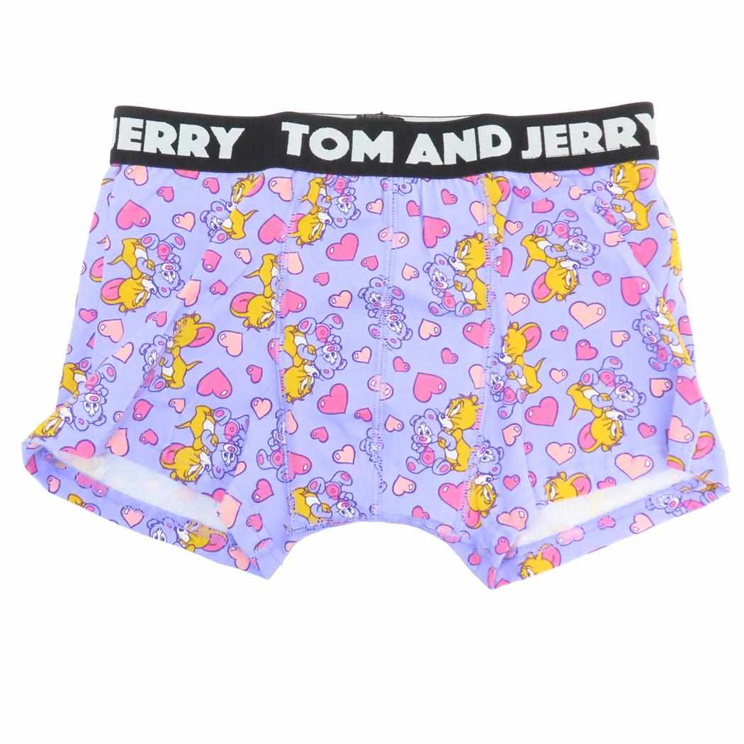 トムとジェリー 男性用下着 ボクサーブリーフ ぬいぐるみとハート ワーナーブラザース スモールプラネ..